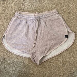 Gymshark Light Tan Athletic Shorts